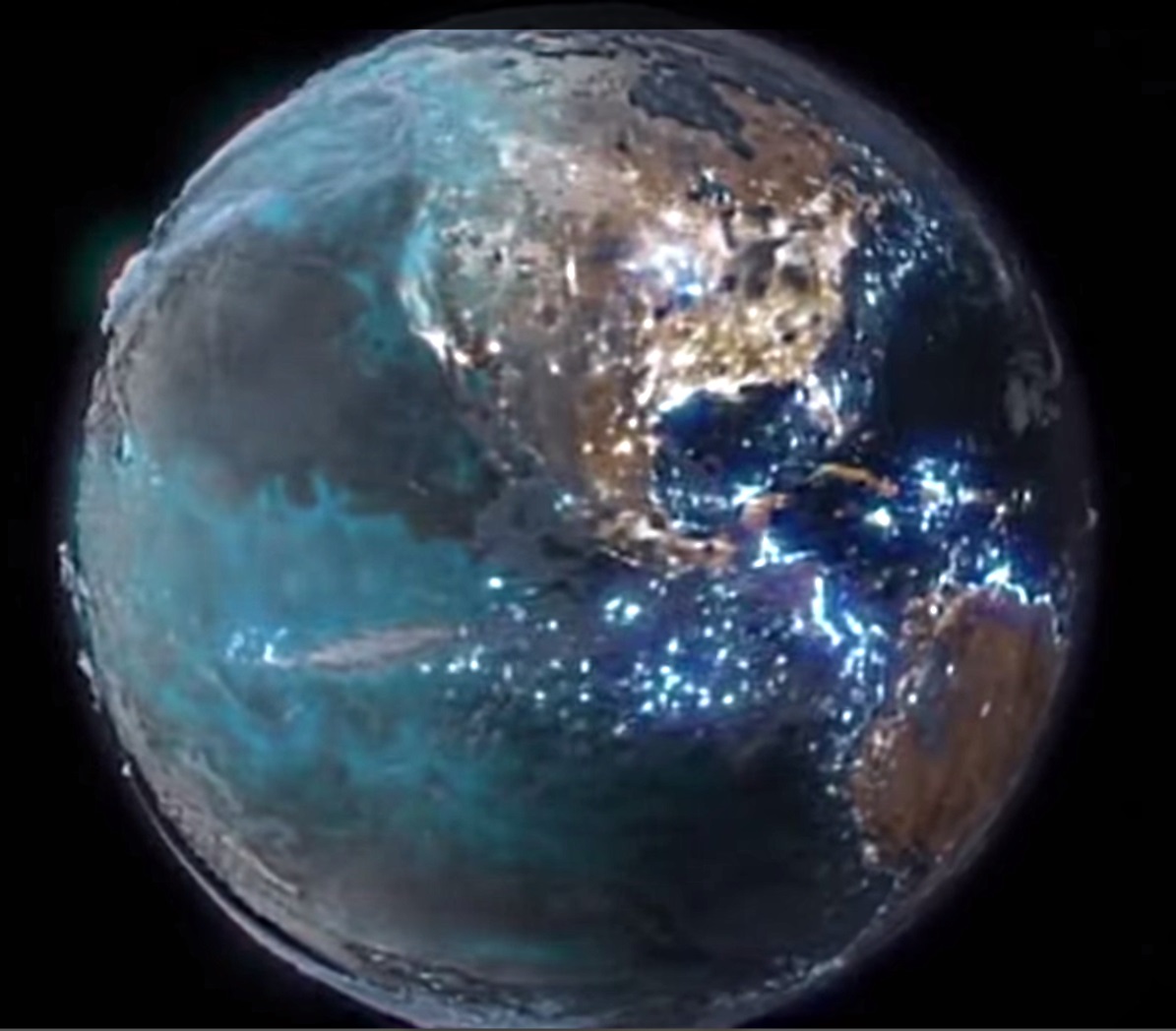 Lightning from space